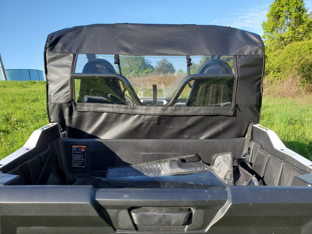 Yamaha Wolverine RMAX 1000 Soft Rear Windshield with Mesh/Vinyl