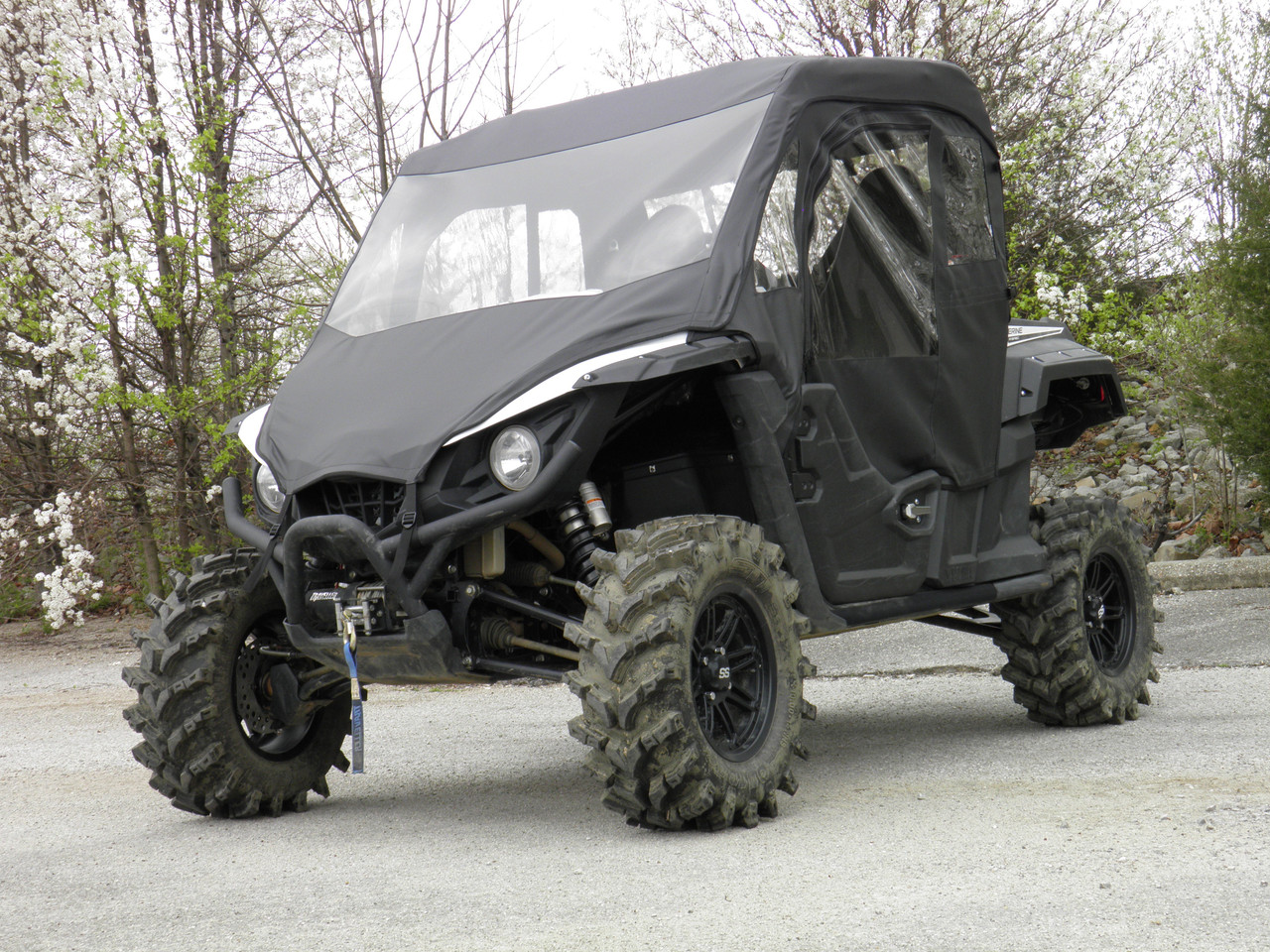 Yamaha Wolverine Full Cab Enclosure with Vinyl Windshield (Half