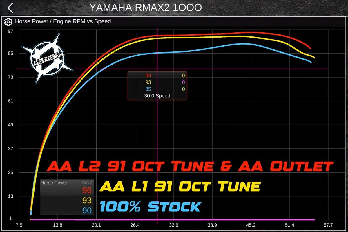 Yamaha RMAX 1000 AA Custom Tuned Power Vision by Aftermarket