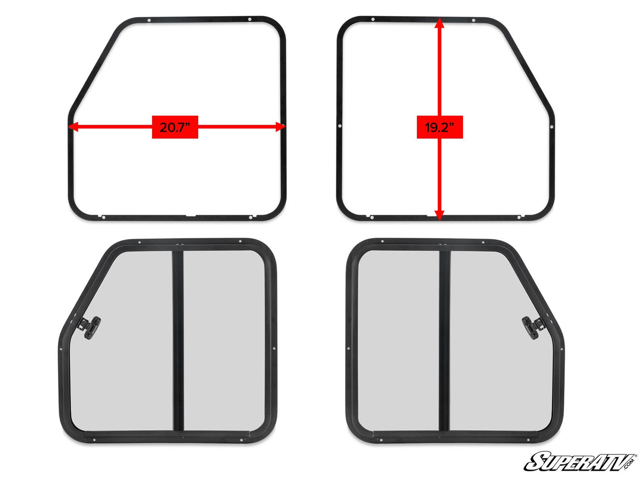 Yamaha Wolverine/Viking/YXZ Sliding Window Insert for SuperATV