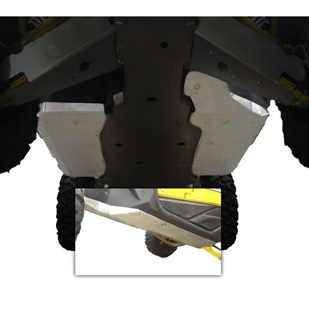 Yamaha YXZ1000 Floorboard Skid Plate with Rock Sliders by Ricochet