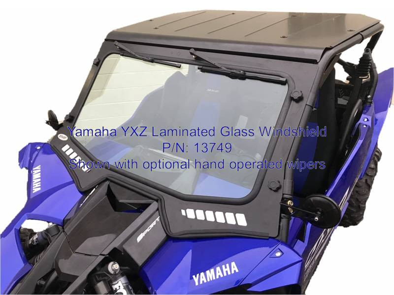Yamaha YXZ Laminated Glass Windshield by Extreme Metal Products
