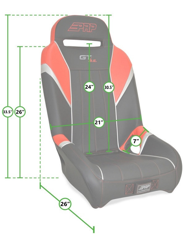 YAMAHA スタッキング椅子 Yamaha YXZ GT/S.E. Suspension Seat (Pair) by PRP Seats - A5701