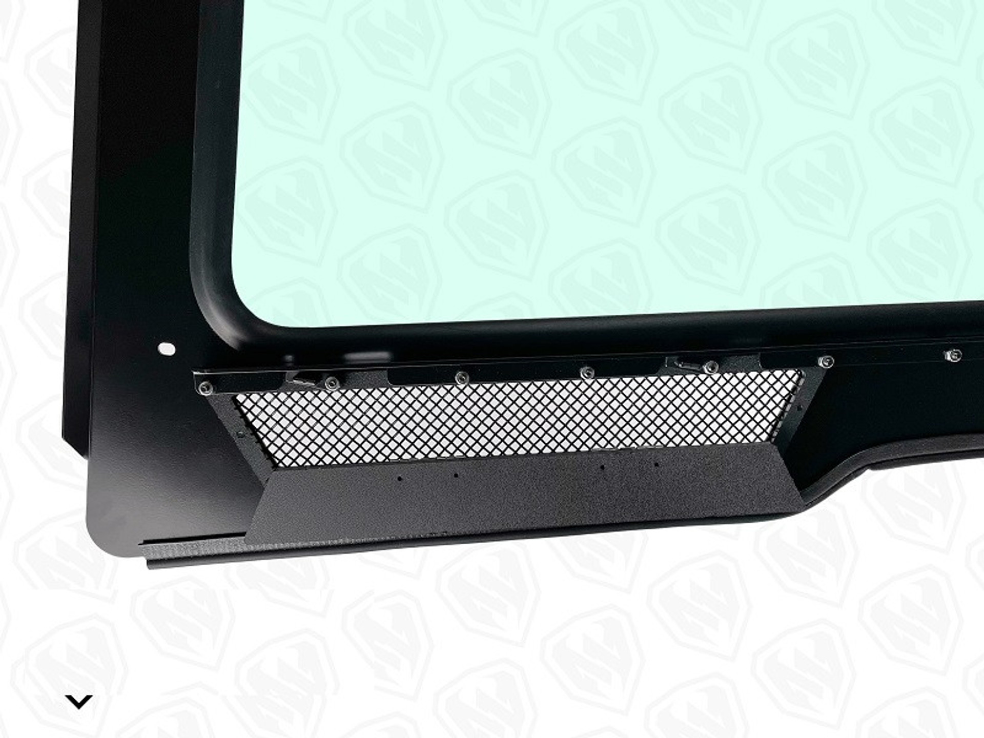 Yamaha Wolverine Glass Windshield by Moto Armor MARMAXWSGLSBLKXX