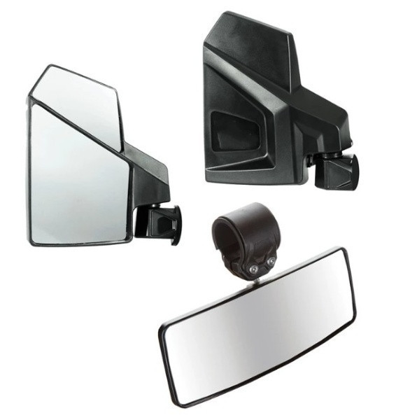 Yamaha Viking / Wolverine / YXZ Side & Rear View Mirror Combo Kit by Kolpin Powersports