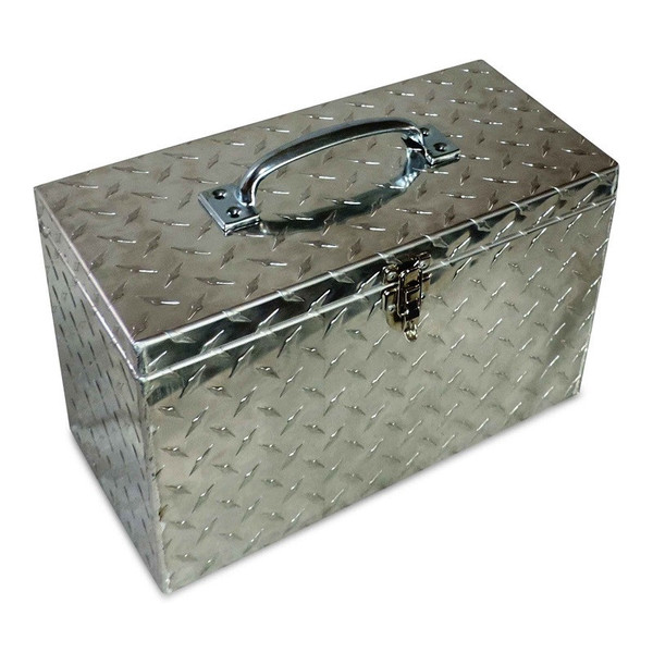 Yamaha Viking / Wolverine / YXZ 16" Diamond Plate Aluminum Tool Box by Hornet Outdoors. 