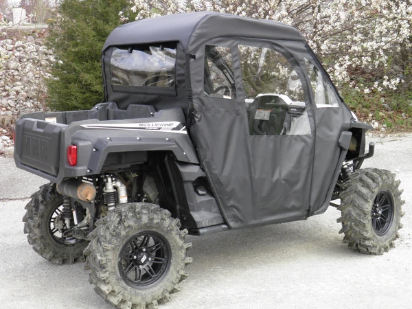 Yamaha Wolverine Full Cab Enclosure for Hard Windshield (Full Doors) by 3 Star Industries