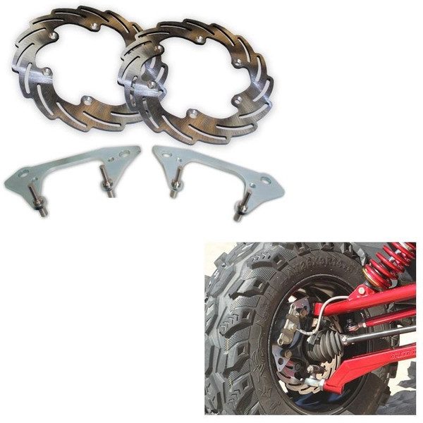 Yamaha YXZ Streamline Brakes UTV Oversized Big Brake Kits by Factory UTV