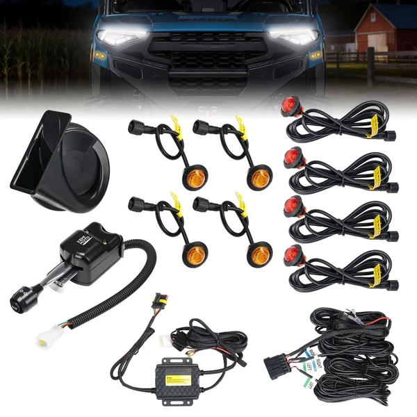 Yamaha Offroad Universal Turn Signal Kit with Horn & Hazard Lights by Kemimoto