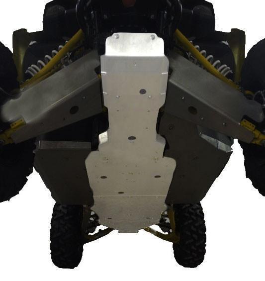 Yamaha YXZ 1000 4-Piece Full Frame Skid Plates by Ricochet - 919-X