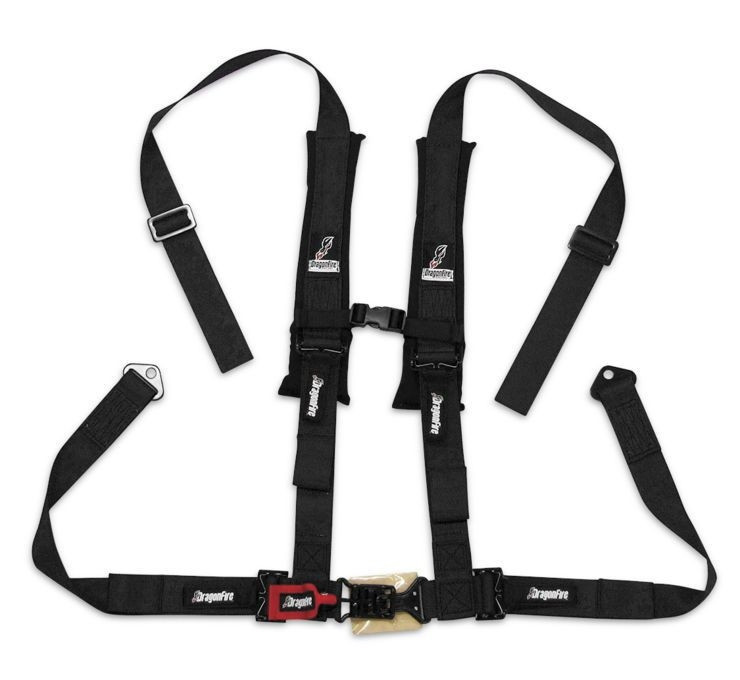 Yamaha Viking / Wolverine / YXZ Harness Restraints Black, H-Style