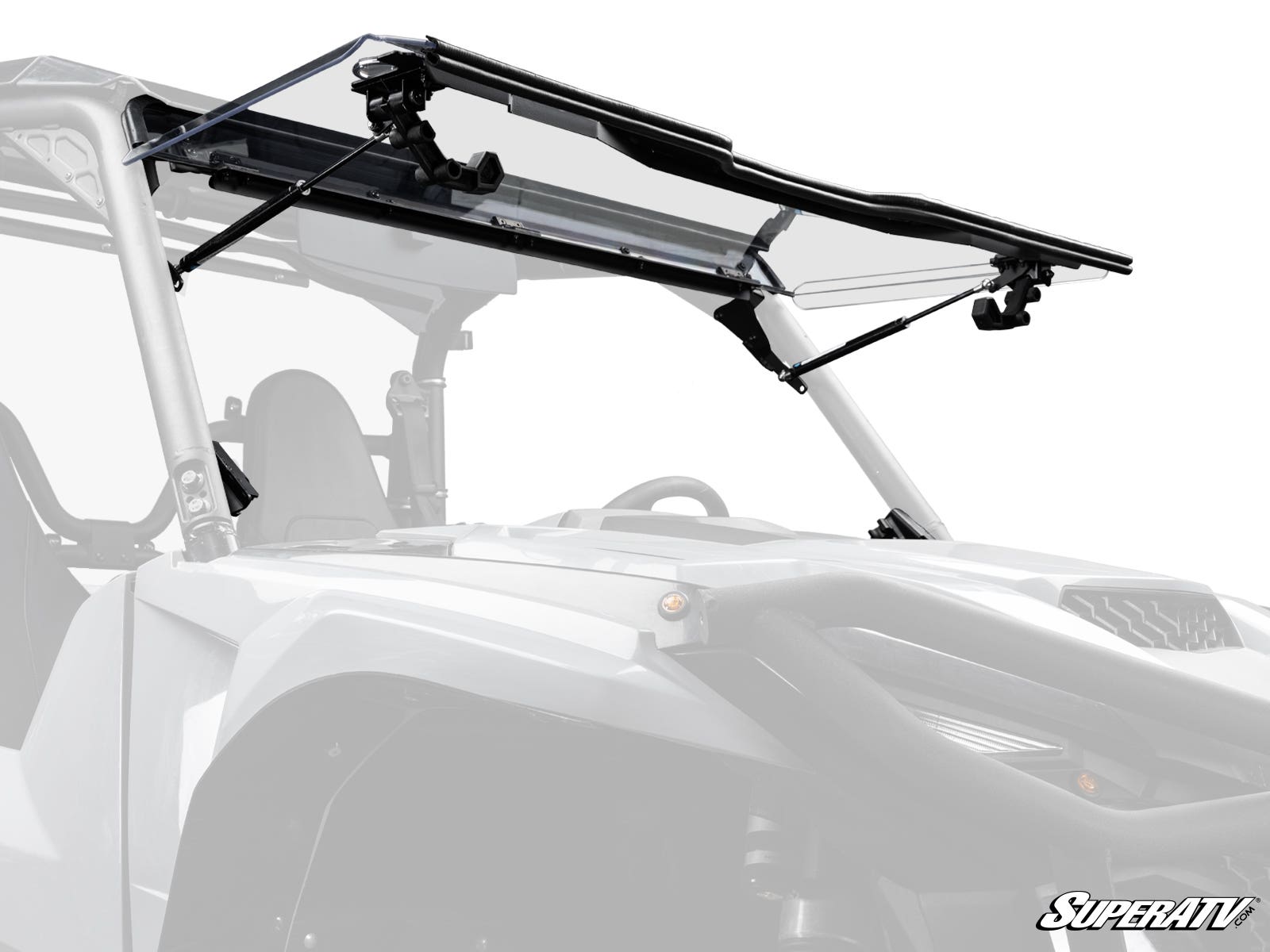 Yamaha Wolverine X2 Scratch Resistant Flip Windshield by SuperATV