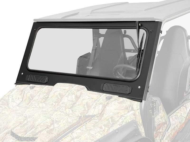 Super ATV: Yamaha Wolverine X2/X4 Glass Windshield - Enhanced