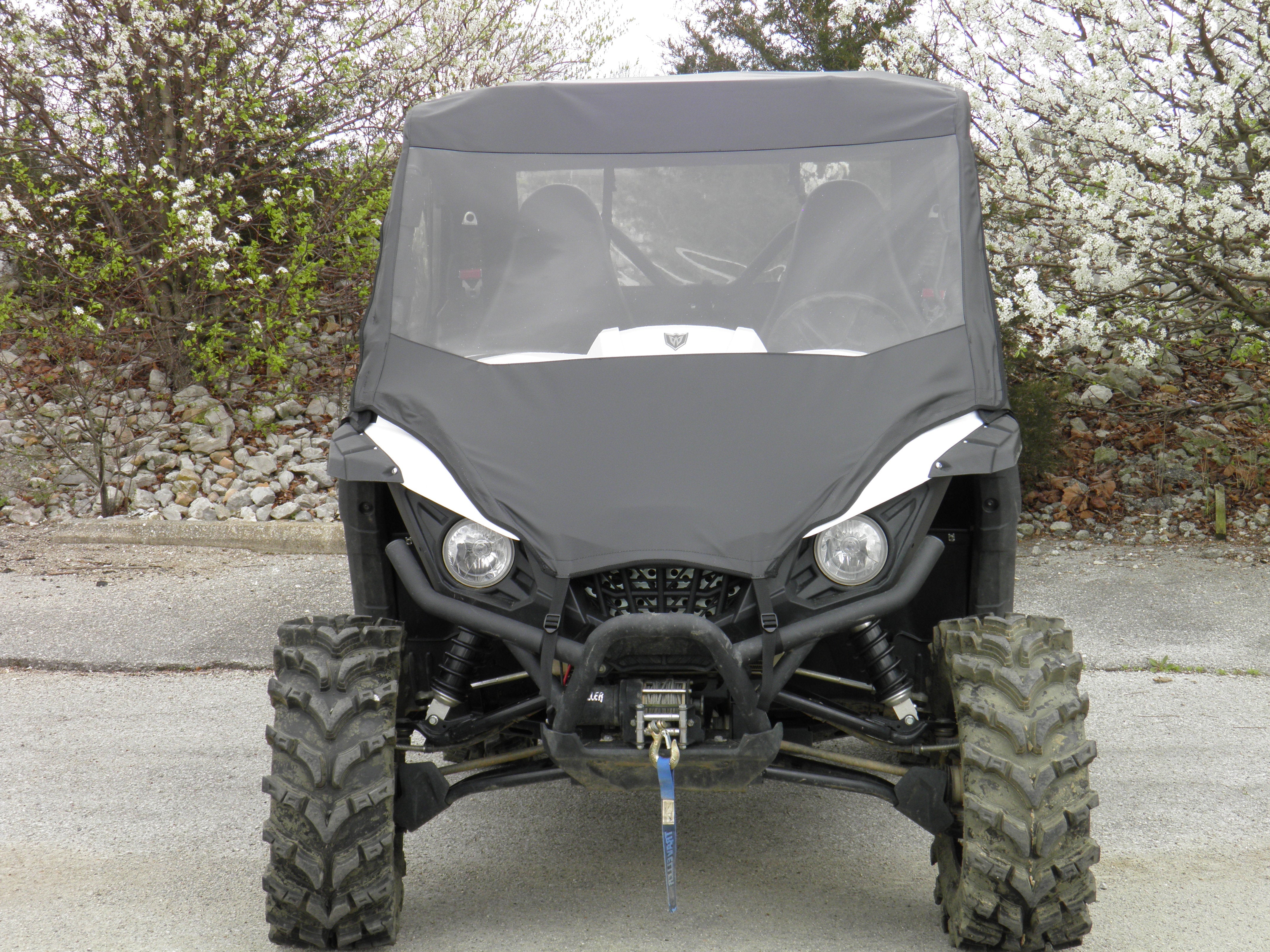 Yamaha Wolverine Full Cab Enclosure with Vinyl Windshield (Half