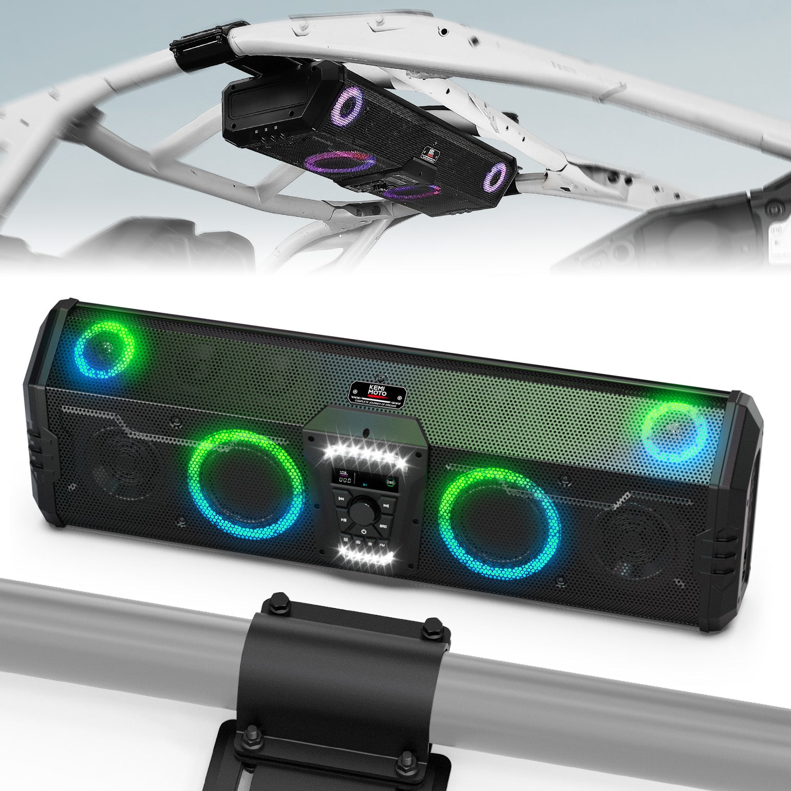 Yamaha YXZ1000R Midnight 90 Roof 34 Inch Soundbar Bluetooth
