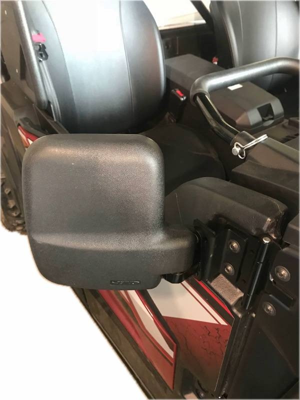 Yamaha Wolverine X2/X4 Folding Side Mirrors by Extreme Metal
