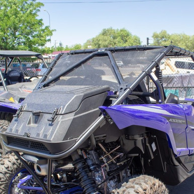 Yamaha YXZ 2019 Black Rear Windshield by Motoroof