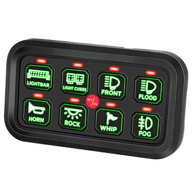 Yamaha Viking / Wolverine / YXZ 12-24V 8 Gang Switch Panel