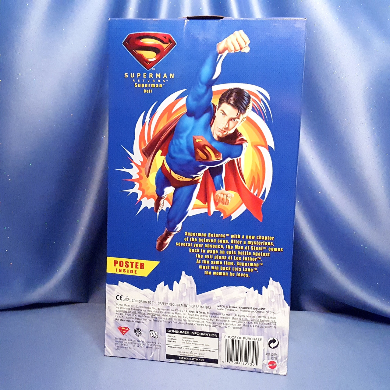 Mattel 2005 Ken as Superman (Superman Return)