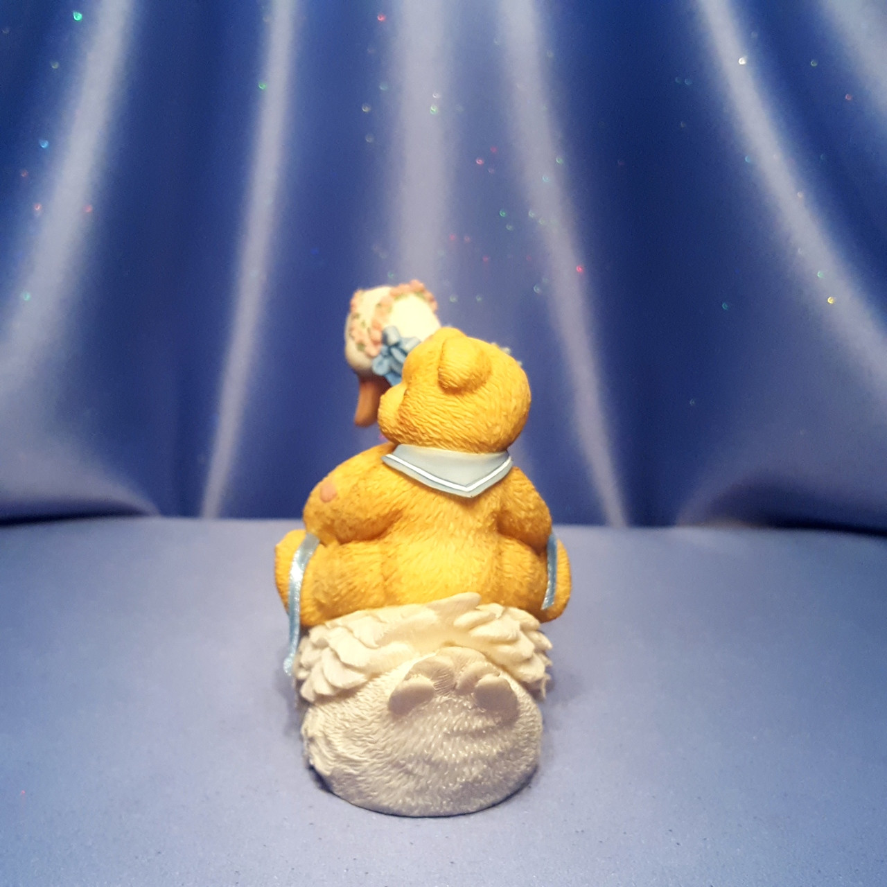 Cherished Teddies Swan Ride with Matt and Vicki Figurine by Enesco