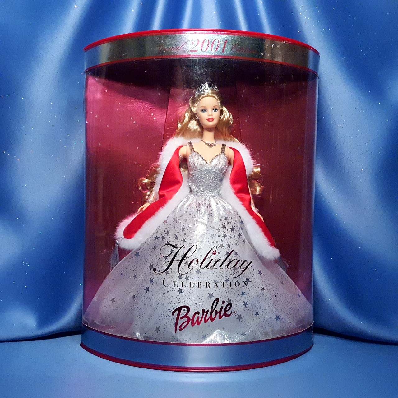 lichtgewicht toevoegen aan Sherlock Holmes Holiday Celebration 2001 Barbie Doll by Mattel. - Now and Then Galleria LLC
