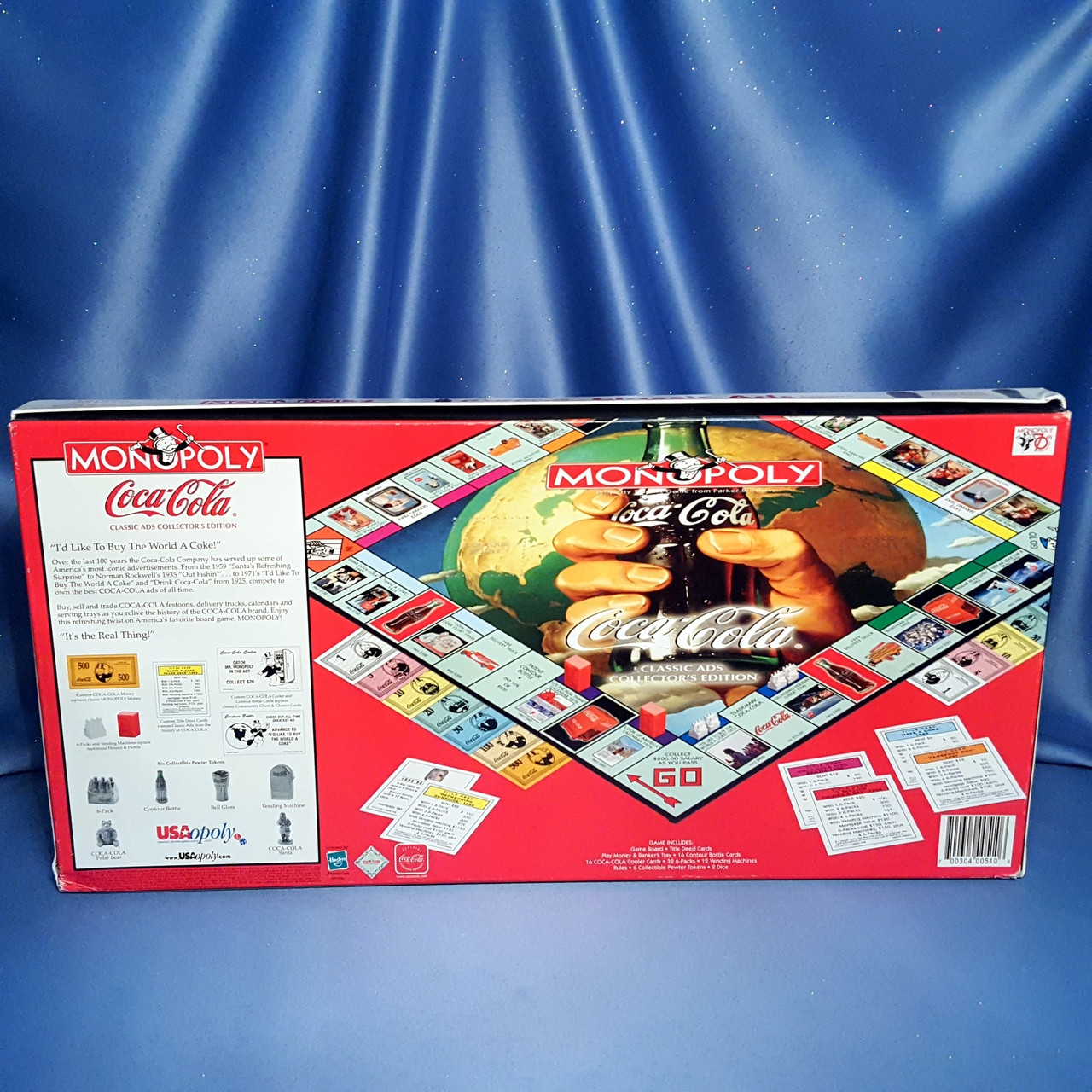 Coca-Cola Classic Ads Collector's Edition Monopoly by USAopoly.