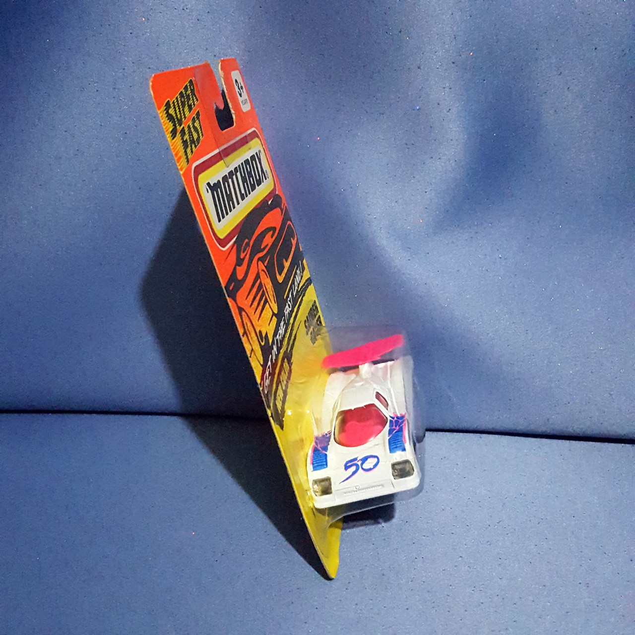 1995 Matchbox #66 White Pink Blue Sauber Group C Racer w Box 海外