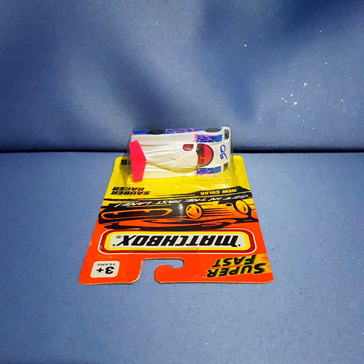 1995 Matchbox #66 White Pink Blue Sauber Group C Racer w Box 海外