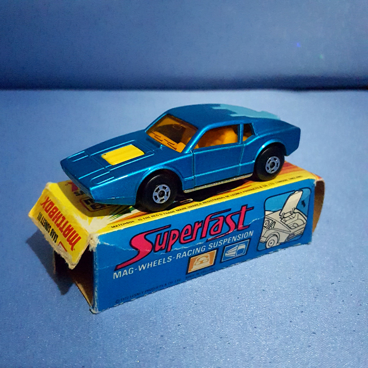 Matchbox 1973 Saab Sonett III Superfast Car by Lesney. - Now and Then  Galleria LLC