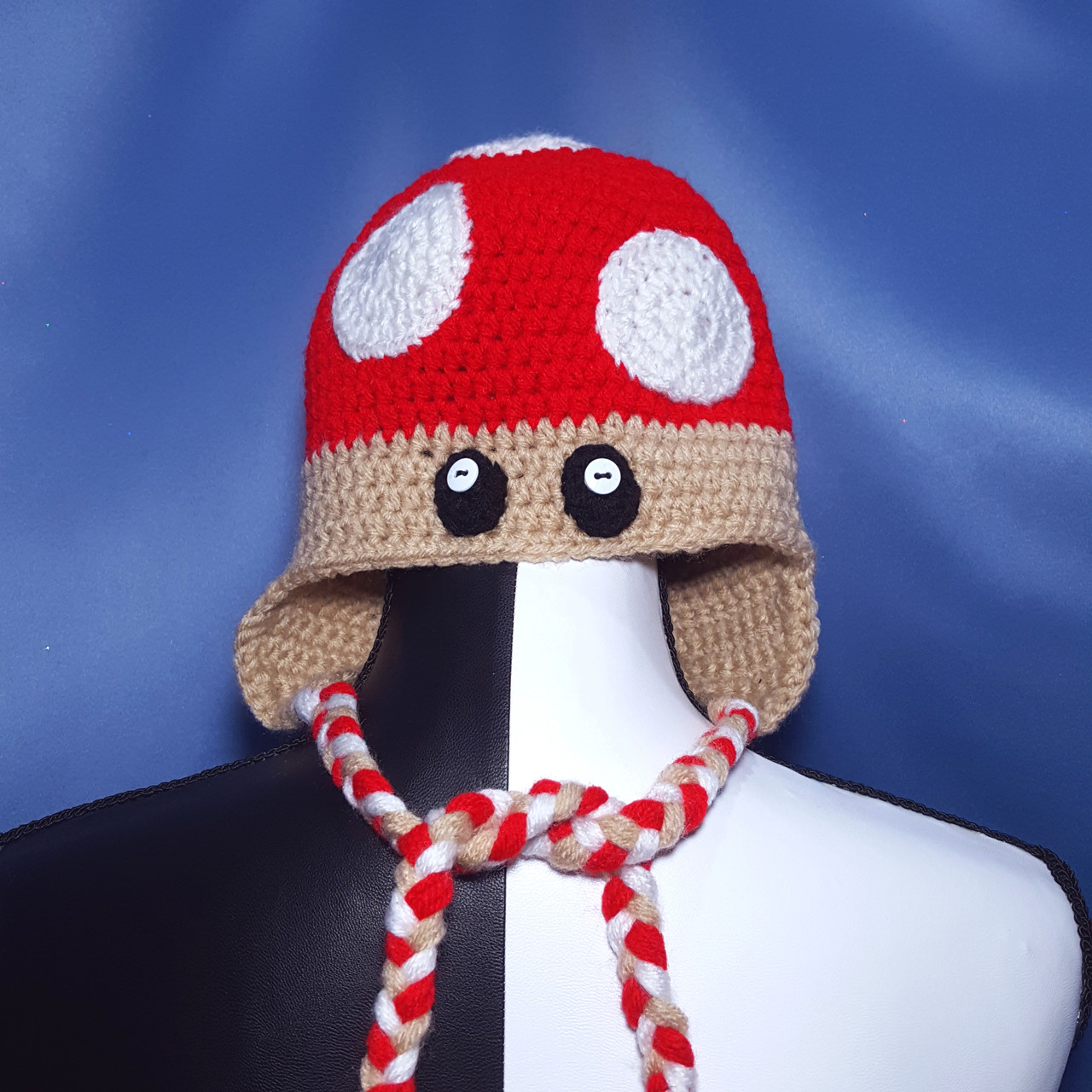 Toad (Mushroom) Hat from Mario Brothers 