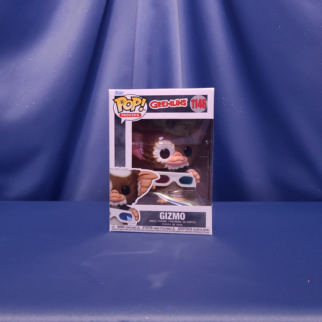 Funko POP Movies Gremlins - Gizmo With 3D Glasses brown