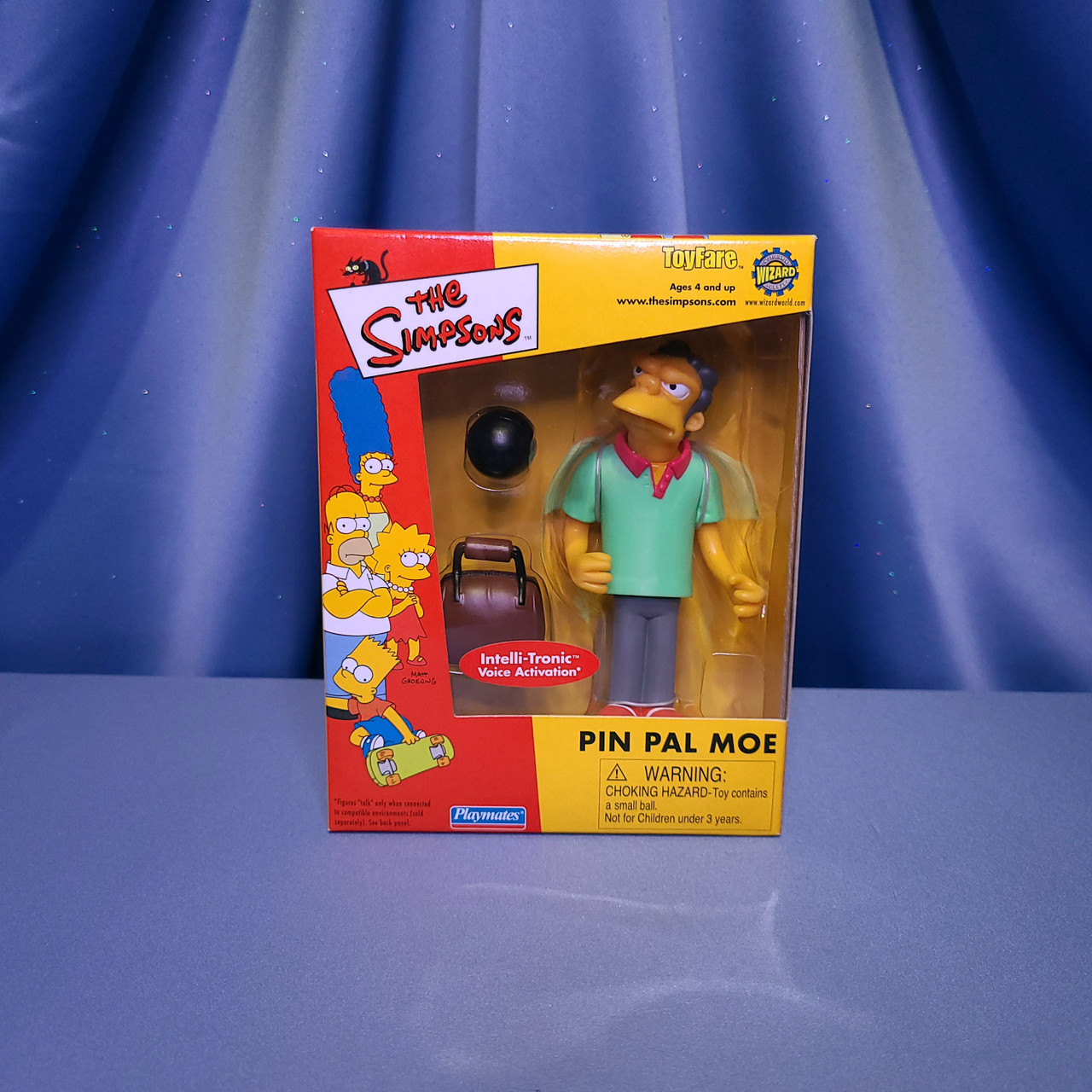 The Simpsons Pin Pal Moe フィギュア The Simpsons Pin Pal Moe Bowling Action Figure Toyfare 2001