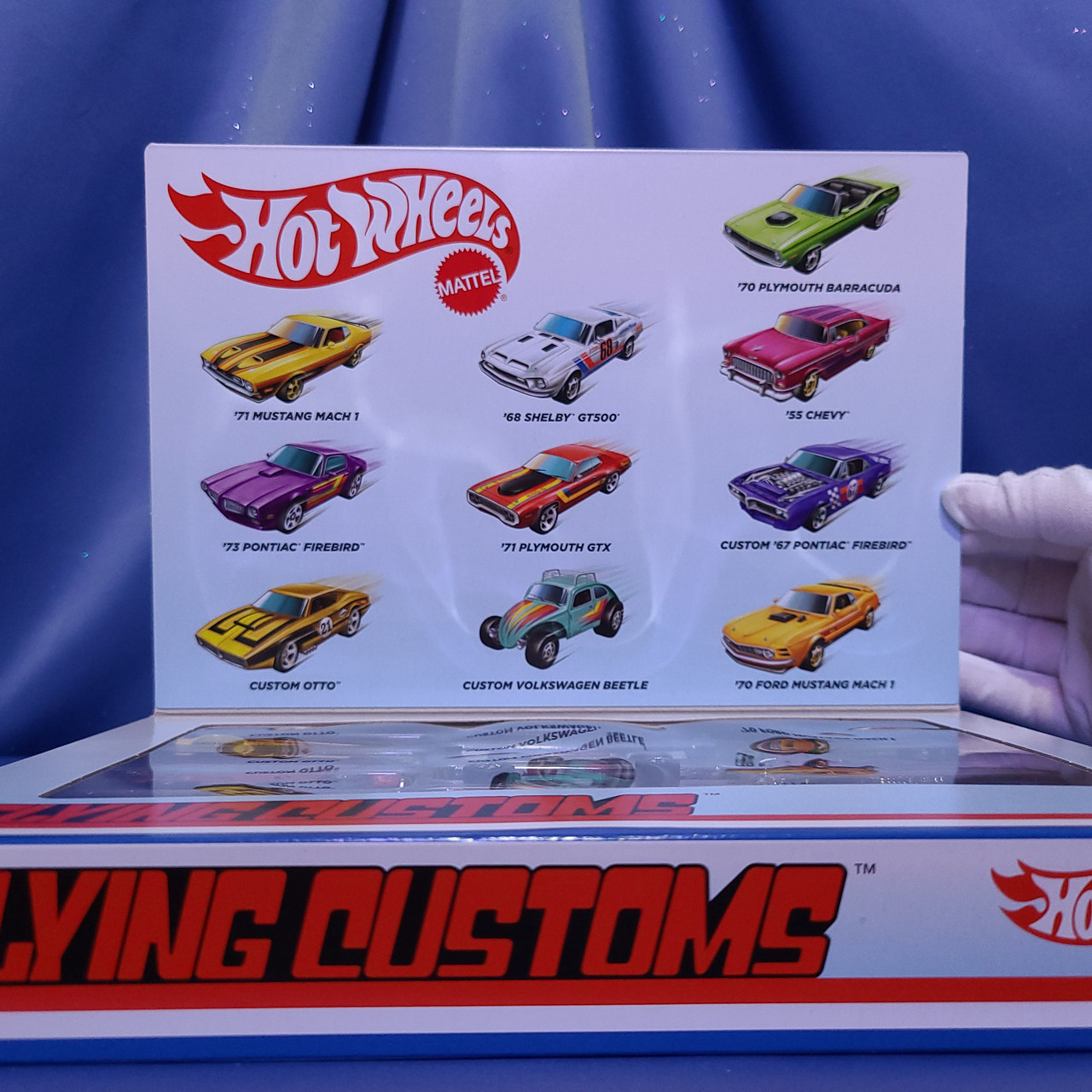 Hot Wheels Flying Customs 10-Pack by Mattel.