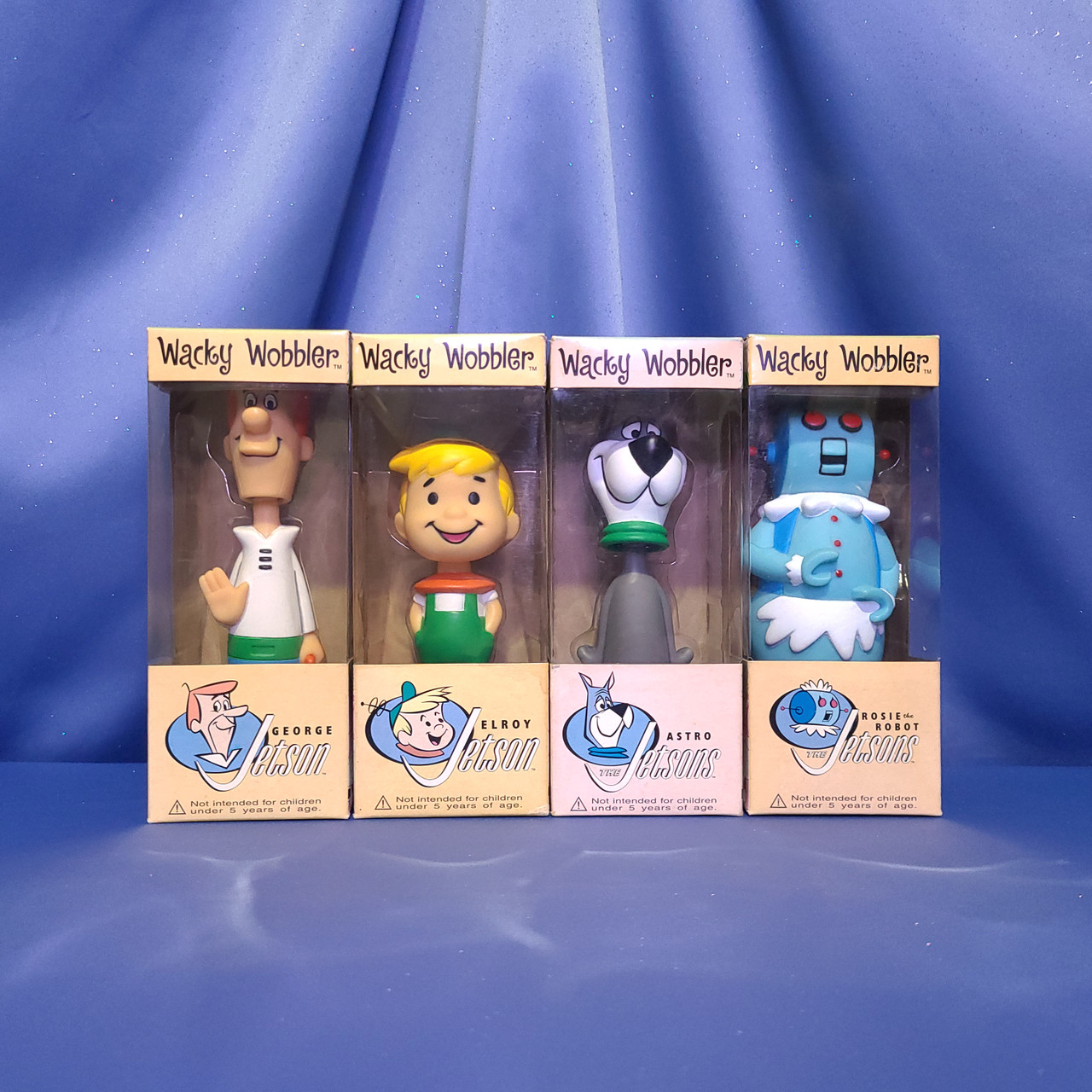 The Jetsons Wacky Wobblers Set of 4 by Funko. - Now and Then