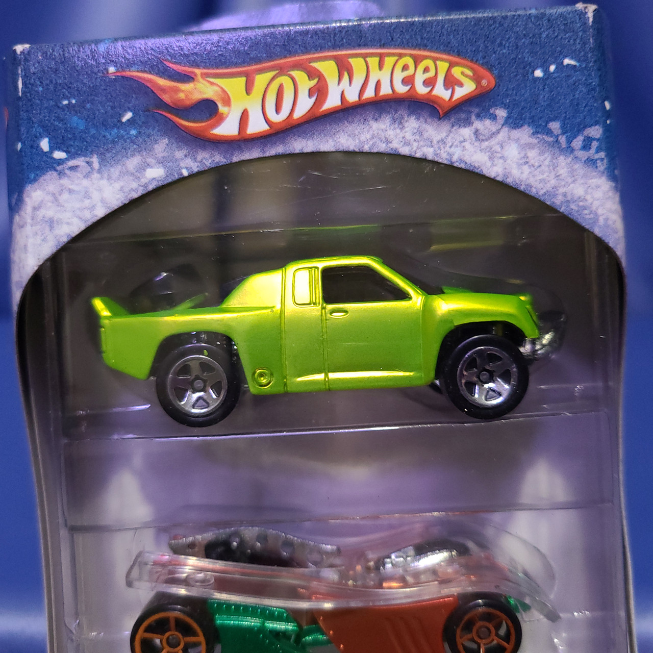 Hot Wheels Holiday Hot Rods 3-Pack M7627 (2007) by Mattel.