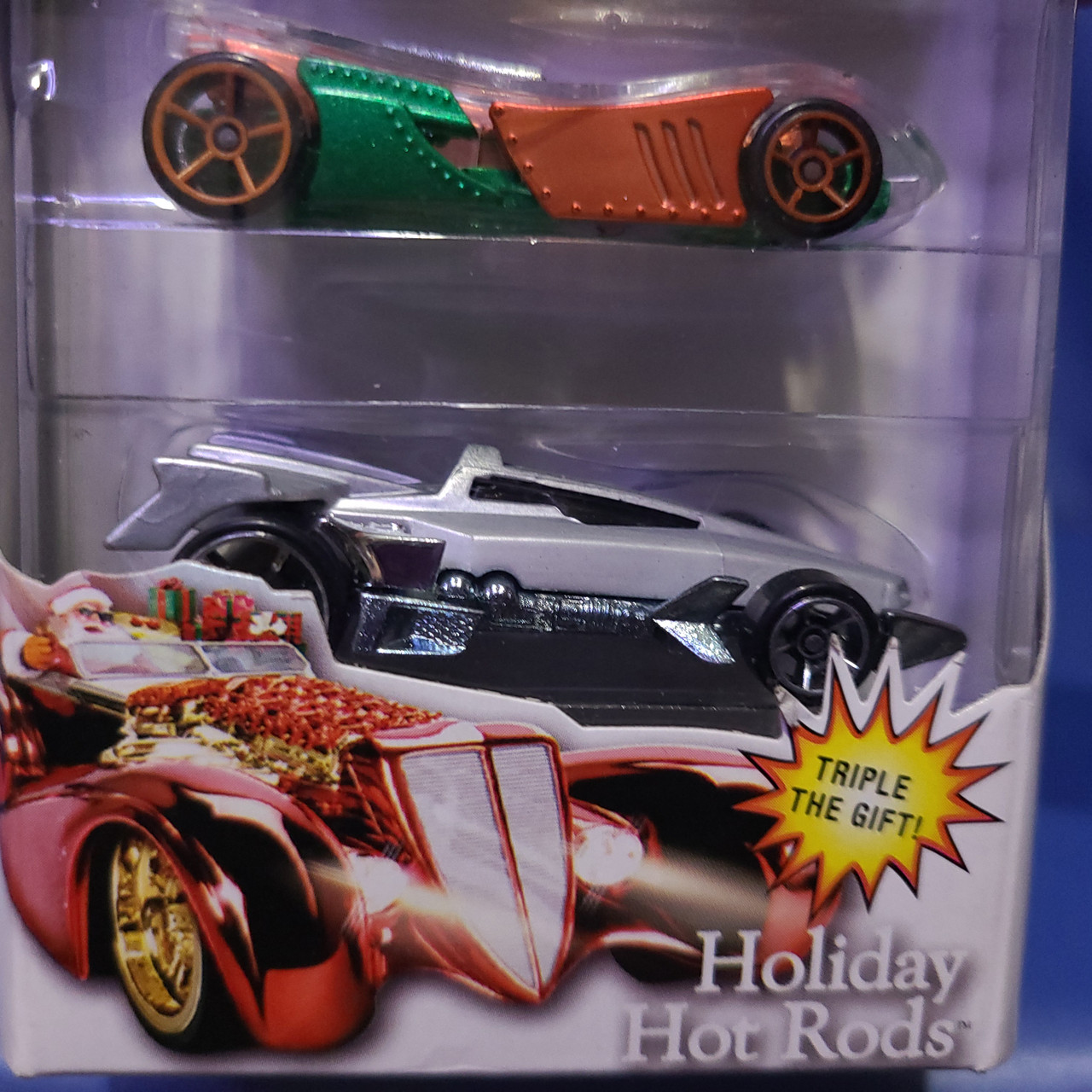 Hot Wheels Holiday Hot Rods 3-Pack M7627 (2007) by Mattel. - Now