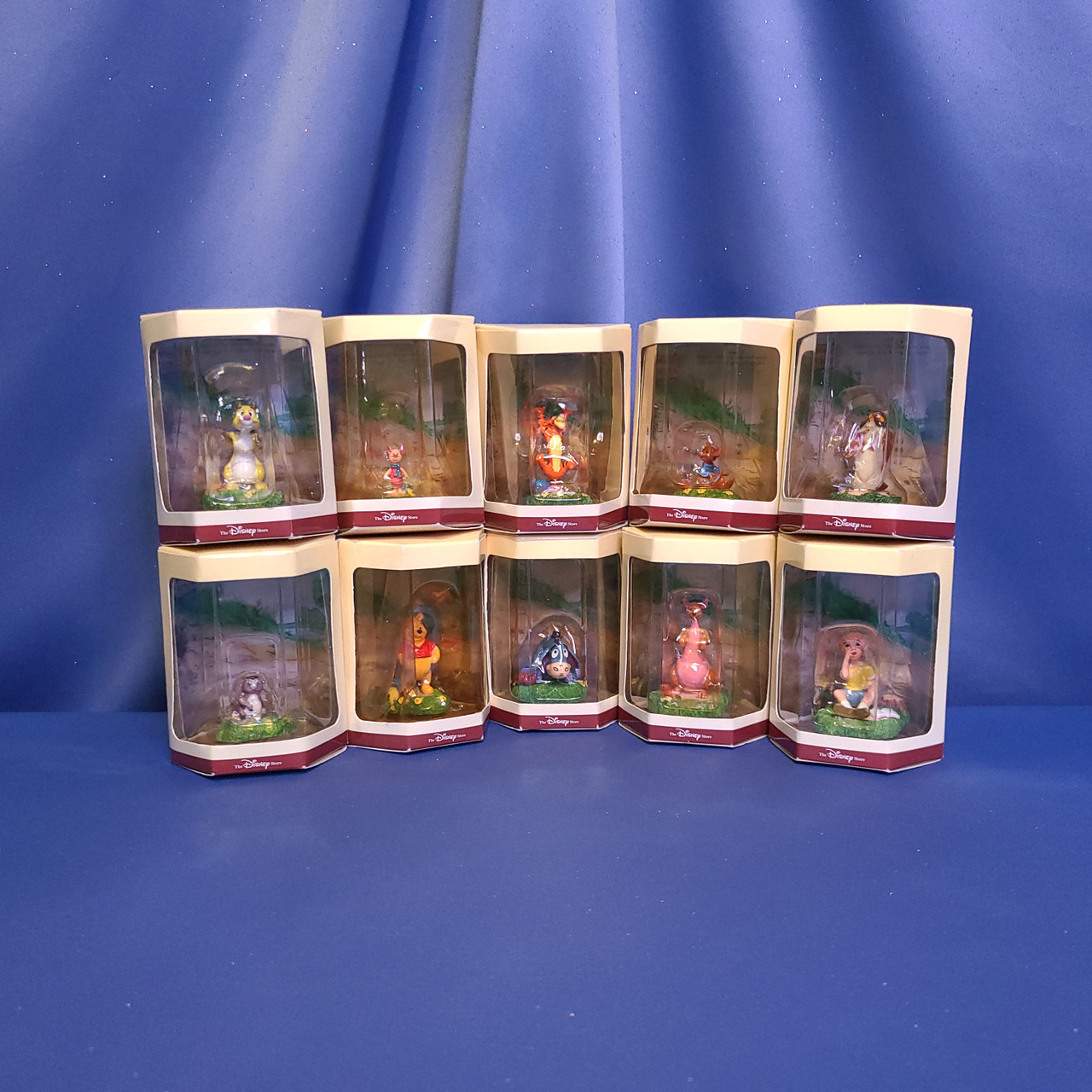 Tiny Kingdom 1966 Winnie the Pooh Honey Tree Figurines by Disney