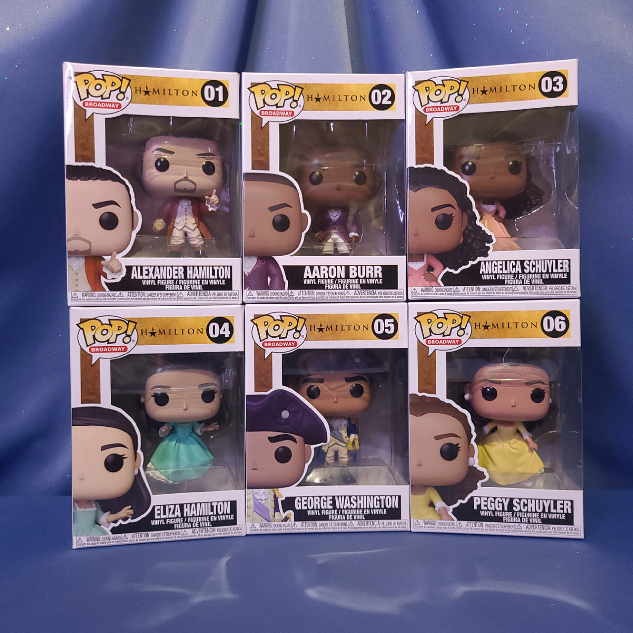 POP! Broadway Hamilton (Six Piece) Set by Funko. - Now and Then