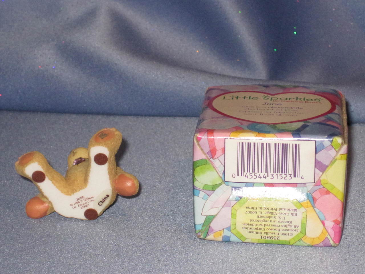 Cherished Teddies Bear with June Birthstone Little Sparkles by