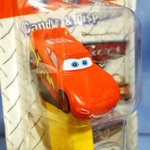 Cars "Lightning McQueen" Candy Dispenser by PEZ. Cars "Lightning McQueen" Candy Dispenser by PEZ.