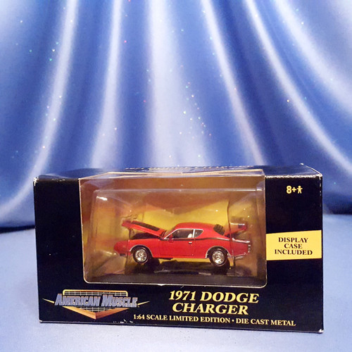 1971 Dodge Charger Car - American Muscle - Racing Champions - Ertl (Red).