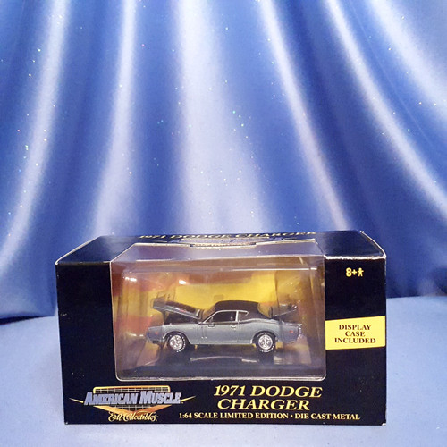 1971 Dodge Charger Car - American Muscle - Racing Champions - Ertl (Grey).