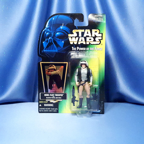 Star Wars Rebel Fleet Trooper with Blaster Pistol and Rifle Action Figure. Star Wars Rebel Fleet Trooper with Blaster Pistol and Rifle Action Figure.