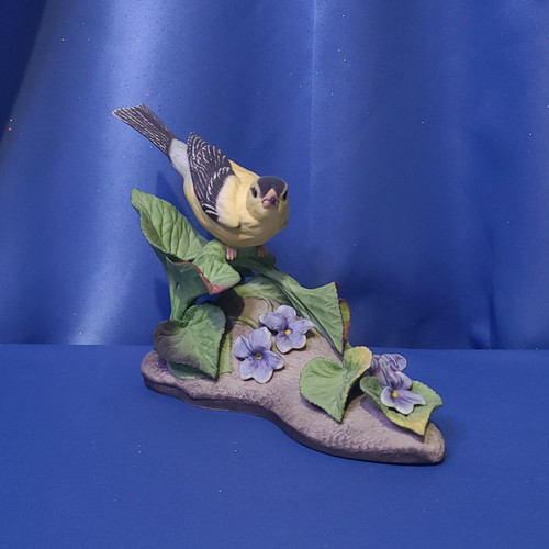 American Goldfinch Bird Porcelain Figurine by Boehm.