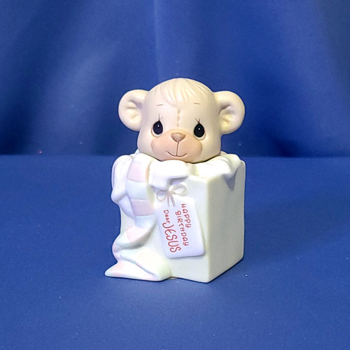 Precious Moments "Happy Birthday Dear Jesus" Figurine by Enesco.