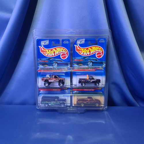 Hot Wheels Attack Pack Series Complete 4 pack in case by Mattel.