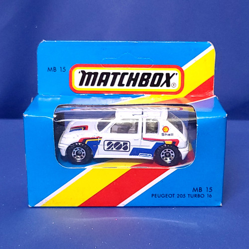 Matchbox Peugeot 205 Turbo 16 (White) by Matchbox Int'l Ltd.