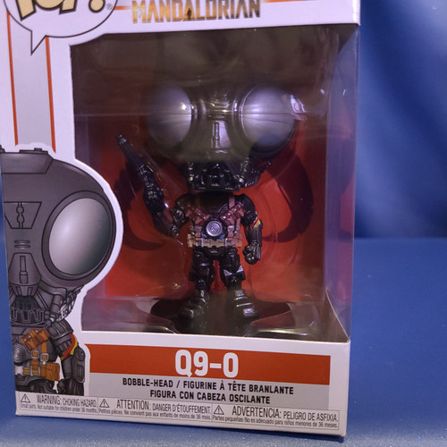 POP! Star Wars The Mandalorian (Q9-0) Bobblehead by Funko. POP! Star Wars The Mandalorian (Q9-0) Bobblehead by Funko.