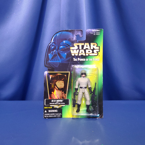 AT-ST Driver-Star Wars Power of the Force by Kenner. AT-ST Driver-Star Wars Power of the Force by Kenner.