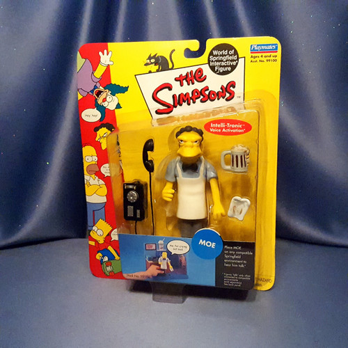 The Simpsons - Moe - Action  Figure by Playmates.